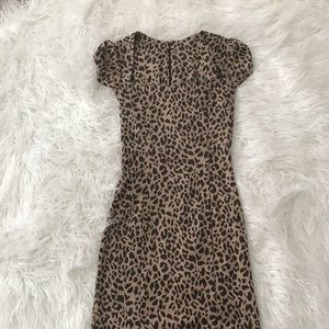 animal print dress